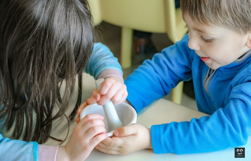 enfants qui pilent